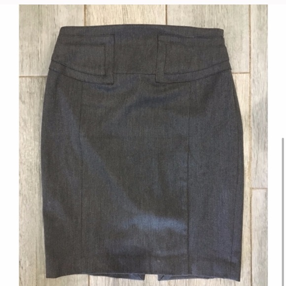 Express High Waisted Grey Tailored Skirt size 8 - Picture 15 of 16
